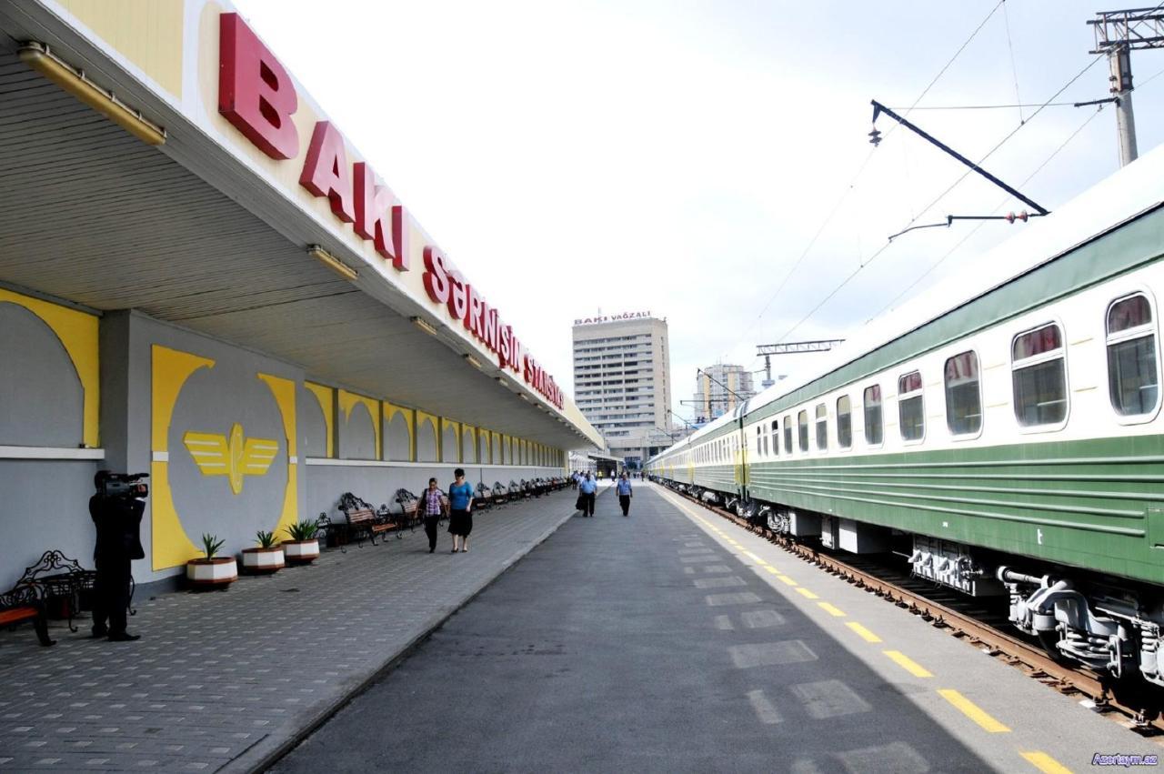 Demir Yol Plaza Hotel บากู ภายนอก รูปภาพ